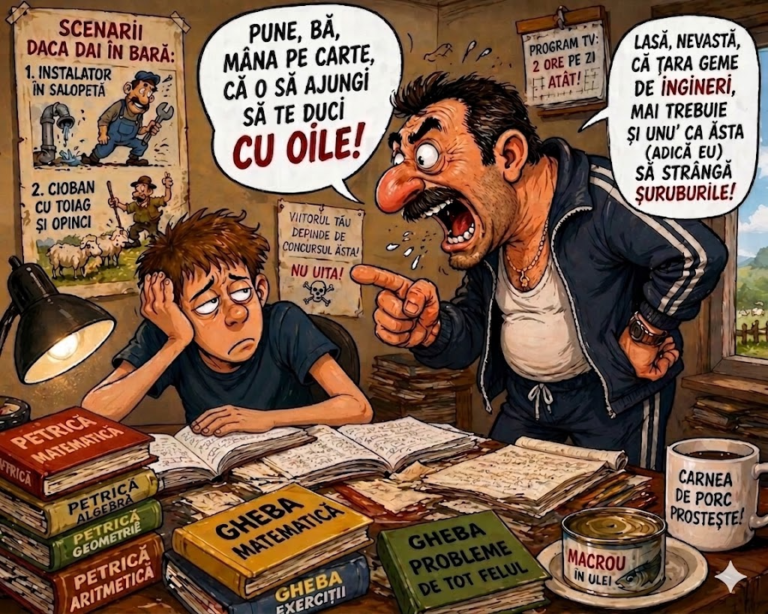 Cum îi stresează părinții pe copii înainte de Evaluarea Națională și BAC