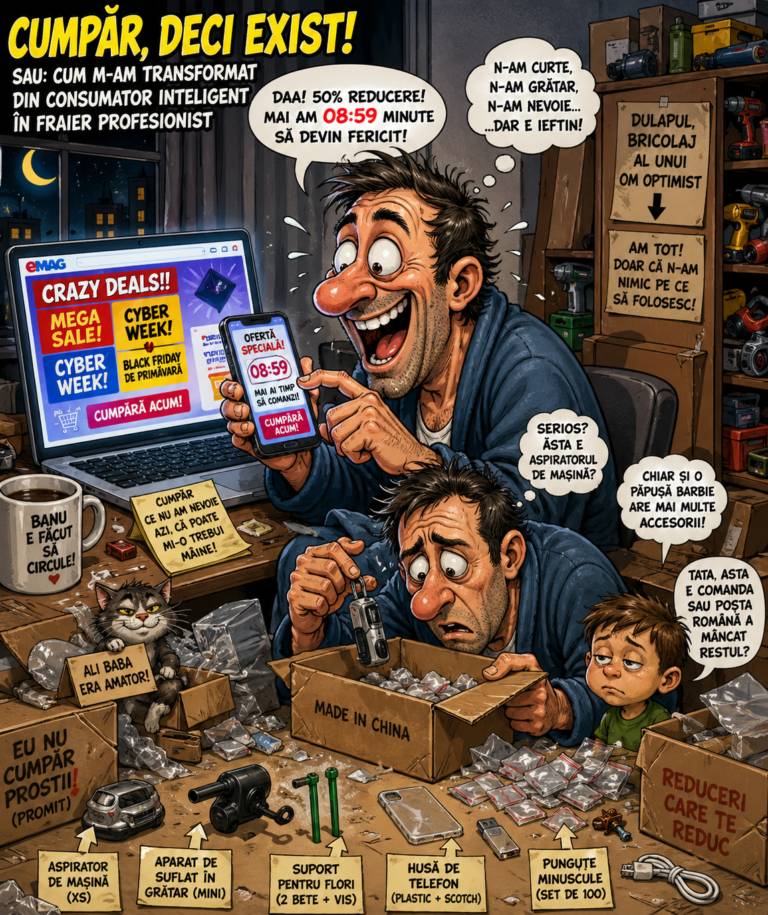 De ce cumpărăm lucruri de care nu avem nevoie