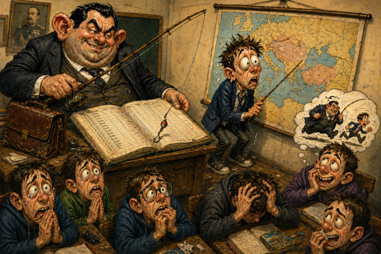 Profesorul de istorie și devoratorii