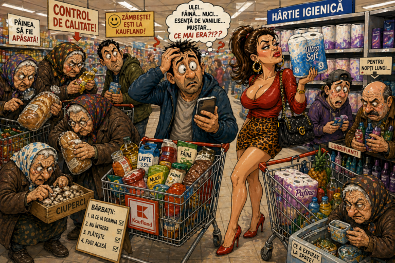 Bărbați, babe și alte specii de supermarket