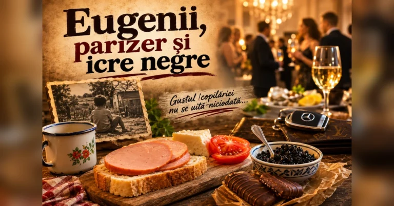 Eugenii, parizer și icre negre, între opulență și gustul copilăriei