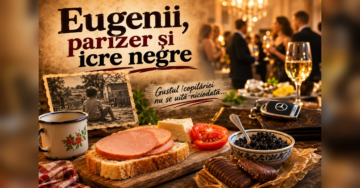 Eugenii, parizer și icre negre, între opulență și gustul copilăriei