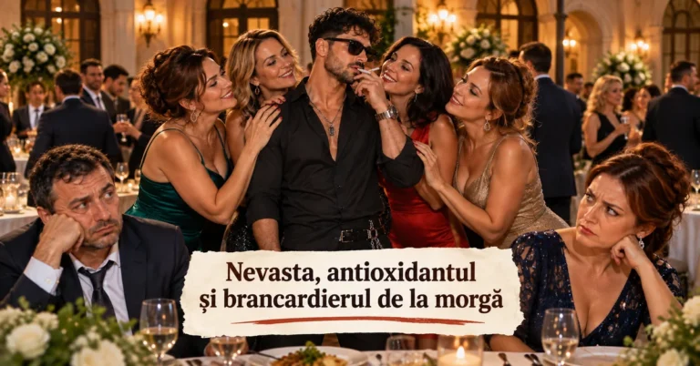 Nevasta, antioxidantul și brancardierul de la morgă – satiră la nuntă