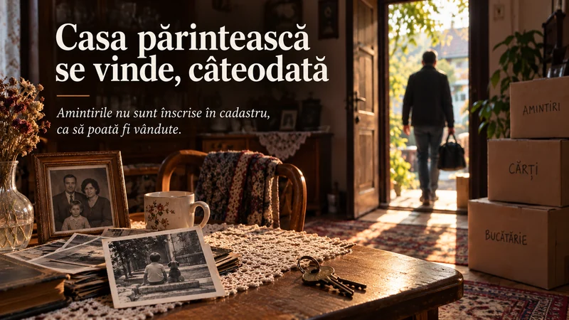 Imagine pentru articolul Casa părintească se vinde, câteodată